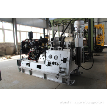 light weight aluminium alloy drilling rig XY-3T total weight 700kg,portable for hydro power, geological exploration